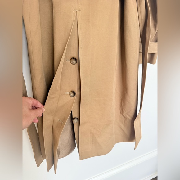 EUC Sezane Trench Coat - size 36/size 4 - tan/camel - Picture 10 of 14